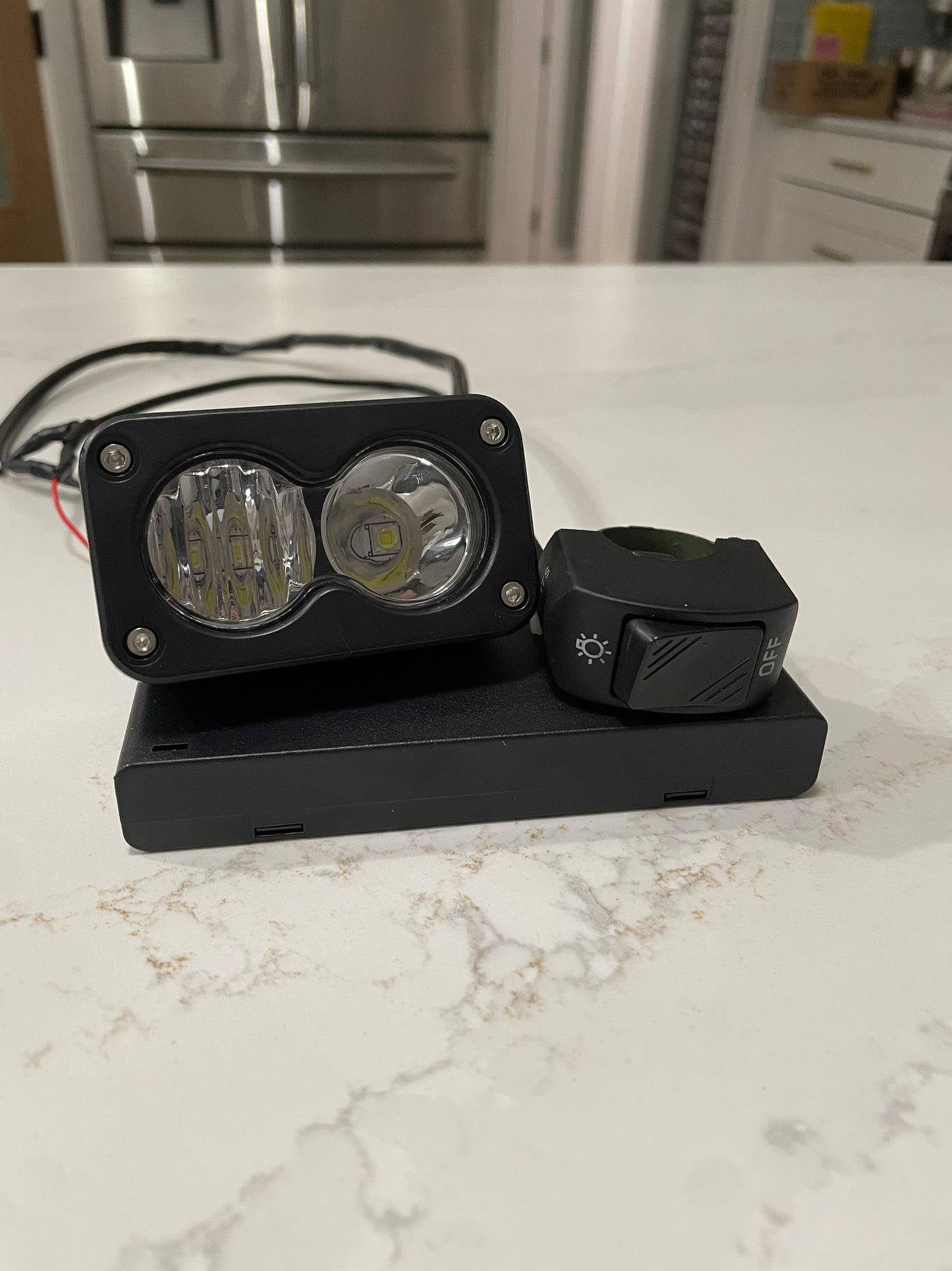 Battery powered Baja light (for any bike)
